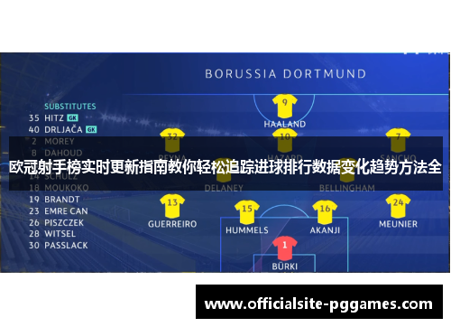 欧冠射手榜实时更新指南教你轻松追踪进球排行数据变化趋势方法全